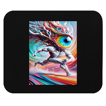 Discover The Hunter Eye Going To Devil Fighting Mouse Pads