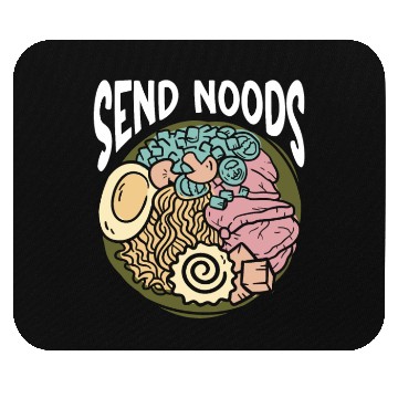 Discover Send Noods Funny Japanese Ramen Noodle Mouse Pads