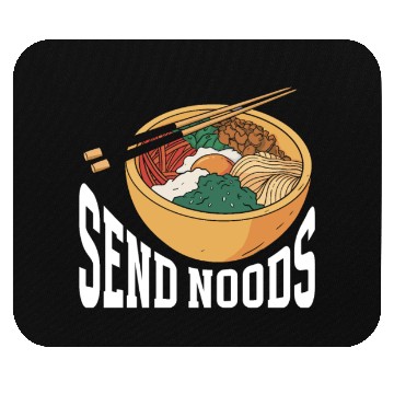 Discover Send Noods Funny Japanese Ramen Noodle Mouse Pads