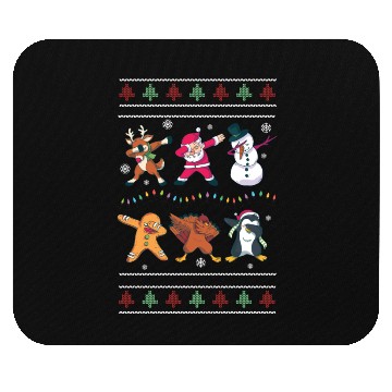 Discover Dabbing Santa Elf Friends Christmas Dancing Xmas Mouse Pads