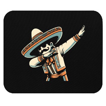 Discover Dabbing Mexican Mouse Pads