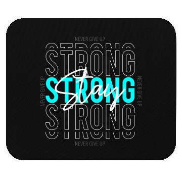 Discover Motivational Apparel Never ever give up Mouse Pads