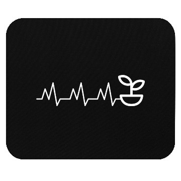 Discover My heart beats for plants Mouse Pads