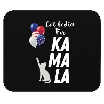 Discover Cat ladies voting for Kamala Mouse Pads