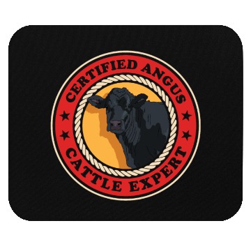 Discover Angus Cattle Expert Black Angus Cow Mouse Pads