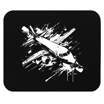 Discover Plane Streetart Mouse Pads