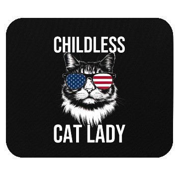 Discover Childless Cat Lady Mouse Pads