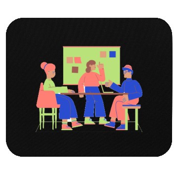 Discover Flat Clean Casual Work & Company Life Mouse Pads