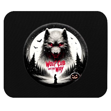 Discover Spooky Halloween Baby Announcement Mouse Pads