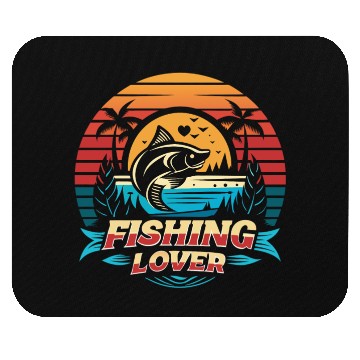 Discover Fishing Lover Mouse Pads