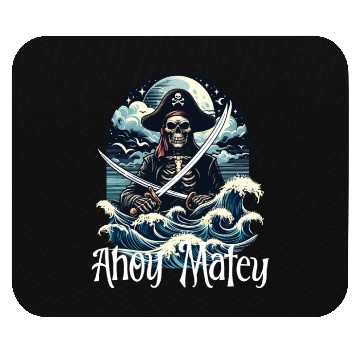 Discover Ahoy Matey - Talk Like a Pirate Mouse Pads