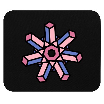 Discover 3D Illusion Geometric Gear Mouse Pads