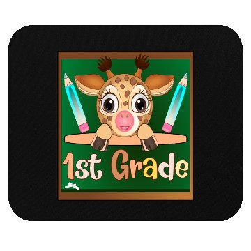 Discover Back to school - 1st Grade Giraffe Mouse Pads
