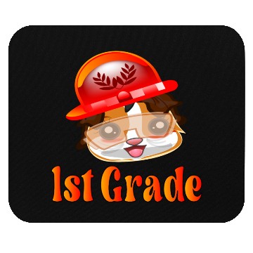 Discover 1st Grade Elementary School Fireman Mouse Pads