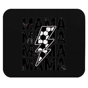 Discover Soccer Mama Lightning Bolt Mouse Pads