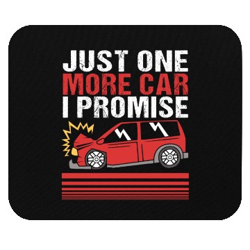 Discover Funny Demolition Derby Just One More Car I Promise Mouse Pads