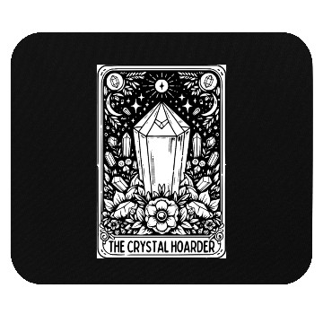 Discover Crystal Hoarder Tarot Card Mouse Pads