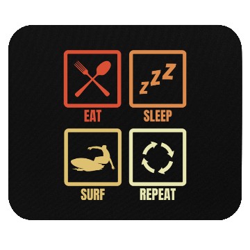 Discover Surfer Daily Schedule Mouse Pads
