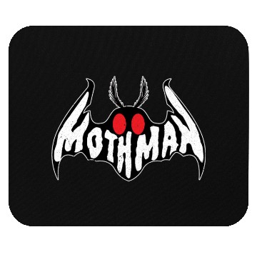 Discover Mothman Monster Creepy Cryptid Mouse Pads