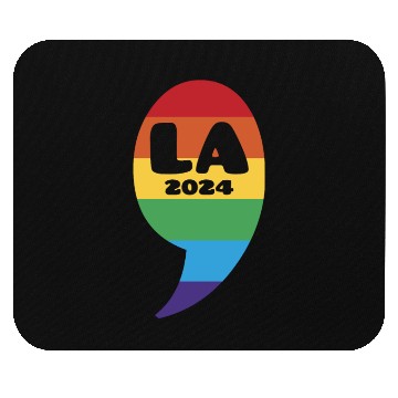 Discover Comma La Rainbow LGBTQ Kamala Harris Mouse Pads