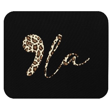 Discover Comma La Leopard Print Kamala Harris Mouse Pads