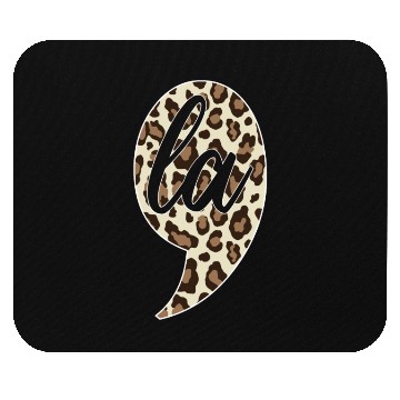 Discover Comma La Leopard Print Kamala Harris Mouse Pads