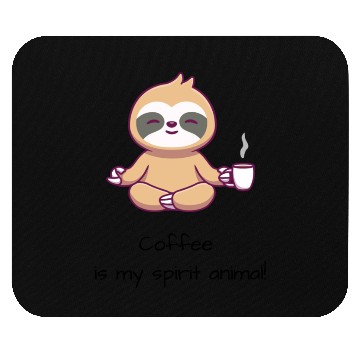 Discover Coffee Sloth Mouse Pads