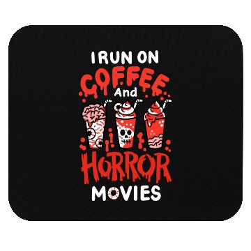 Discover Horror Movie and Coffee Mouse Pads