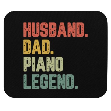 Discover Husband Dad Piano Legend Funny Father Mouse Pads