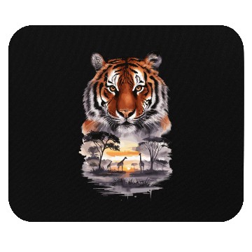 Discover Tiger Paradise Jungle for a Tiger lovers Mouse Pads