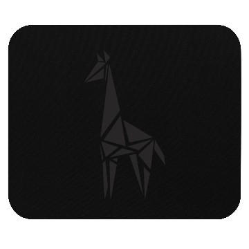 Discover minimalist origami giraffe Mouse Pads