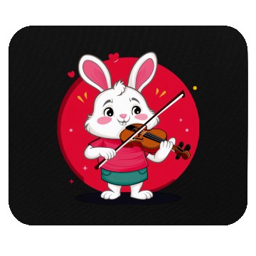 Discover Cute Cat Mouse Pads Playing the Violin