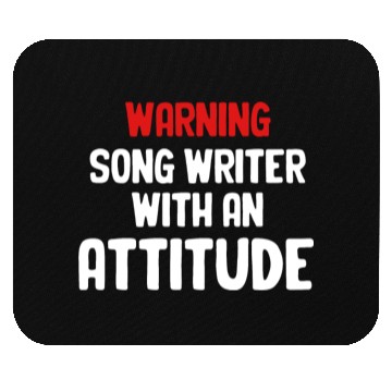Discover Warning Song Writer Attitude Karaoke Guitarist Mouse Pads