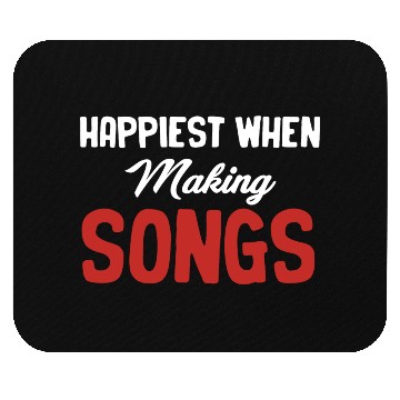 Discover Happiest When Making Songs Writer Karaoke Mouse Pads
