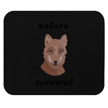 Discover fox nature survival camping Mouse Pads