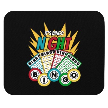 Discover It's Bingo Night Caller Daubers Professional Bingo Mouse Pads