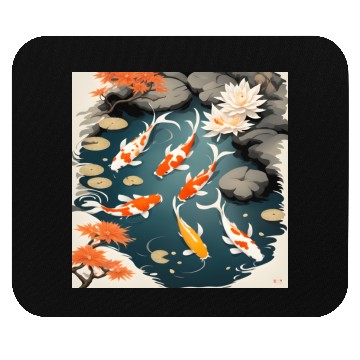 Discover Koi Pond 2 Mouse Pads