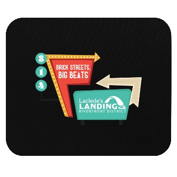 Discover Brick Streets, Big Beats Light Mouse Pads