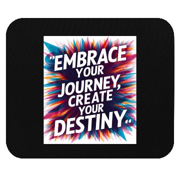 Discover Embrace Your Journey, Create Your Destiny Mouse Pads