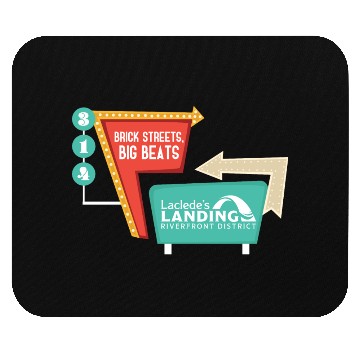 Discover Brick Streets, Big Beats Dark Mouse Pads