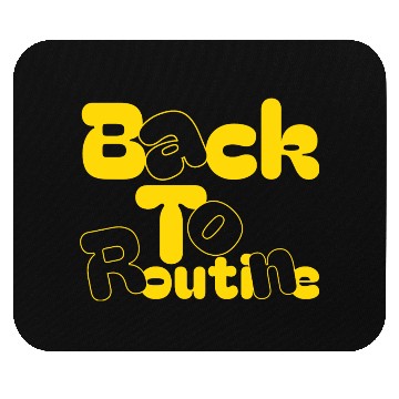 Discover Back to routine Mouse Pads, back to school gift