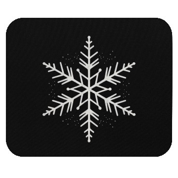 Discover Snowflake Christmas Holiday Party Winter Gift Mouse Pads