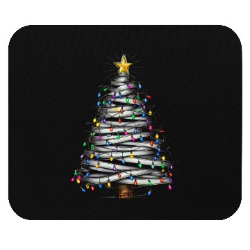 Discover Christmas Light Tree Holiday Mouse Pads
