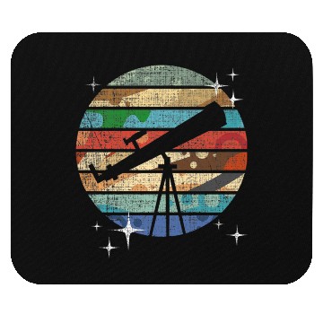 Discover Planets Of Solar System Telescope Astronomy Mouse Pads