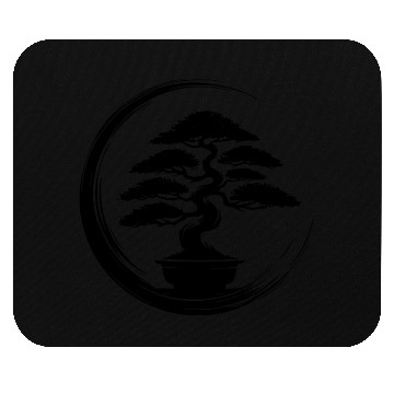 Discover Beautiful Old Bonsai Tree At Sunrise Mouse Pads