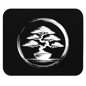Discover Vintage Japanese Aesthetic Bonsai Tree Mouse Pads