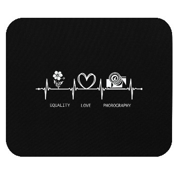 Discover Equality Love Photography Floral Mouse Pads