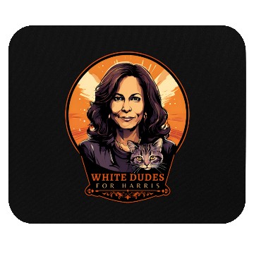 Discover White Dudes For Harris Mouse Pads