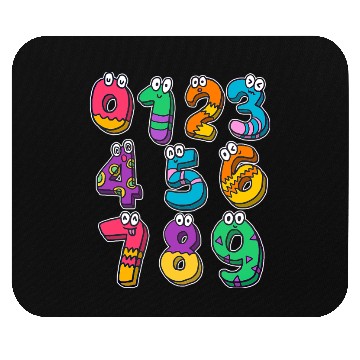 Discover Funny Number Maths Back To School Teacher Kids Mouse Pads
