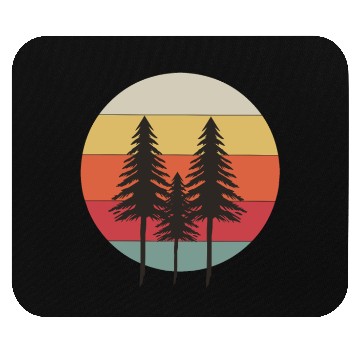 Discover pine tree sunset - nature Mouse Pads